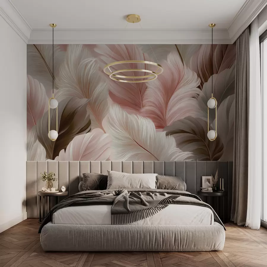 zidne murale perje w05743