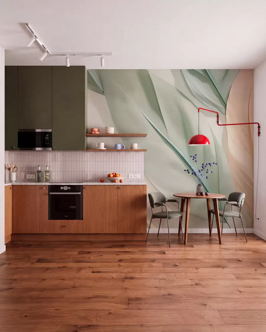 zidne murale Lišće w05745