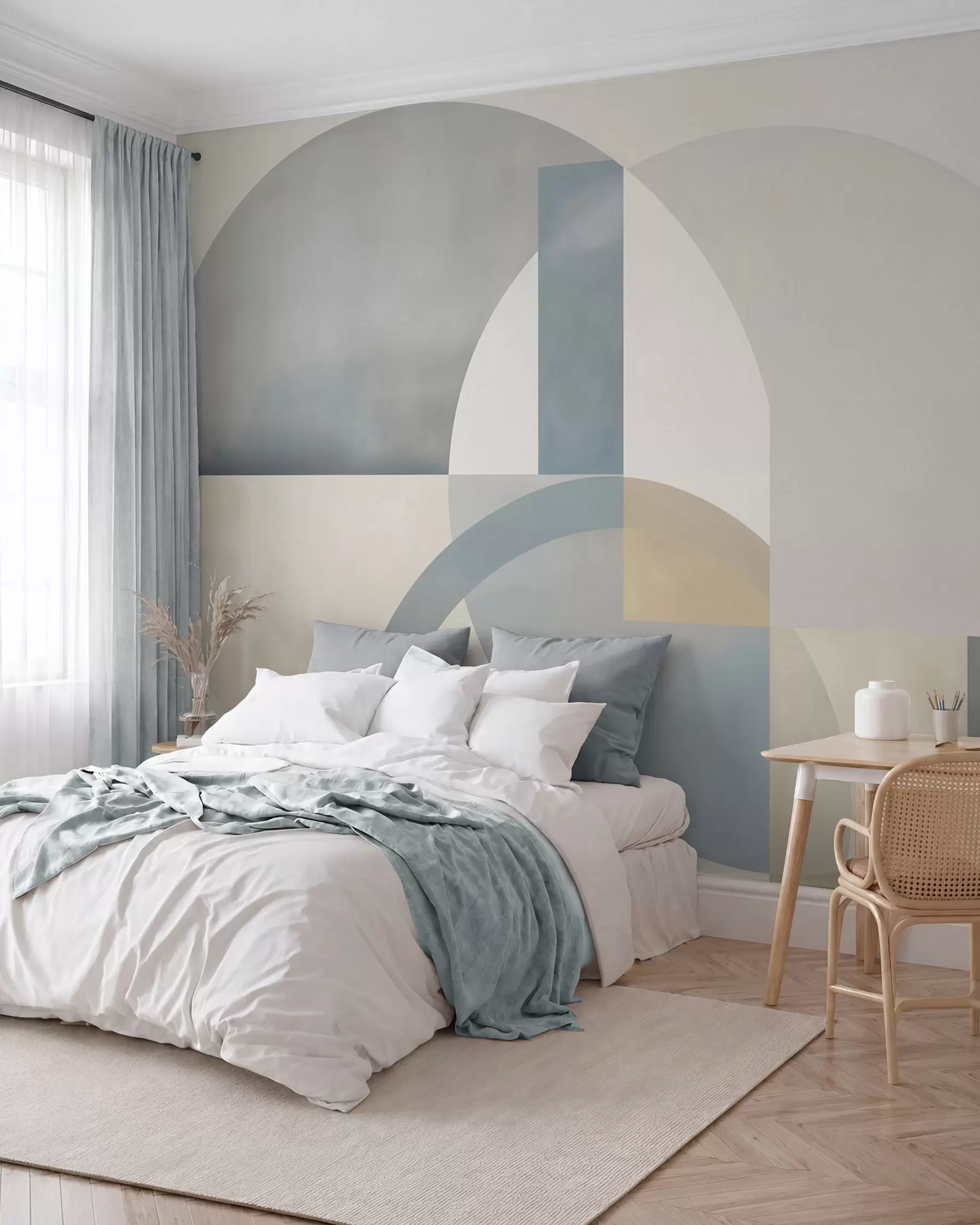 zidne murale Lukovi nježnih tonova w05778