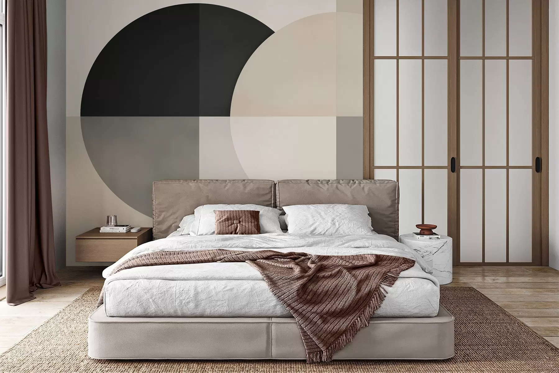 zidne murale Geometrijska apstrakcija w05779