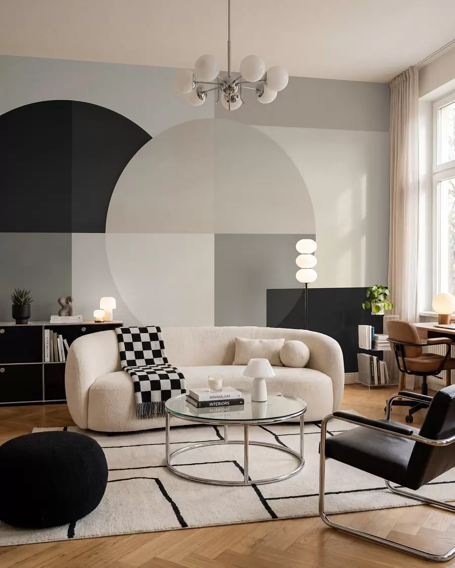 zidne murale Geometrijska apstrakcija w05779