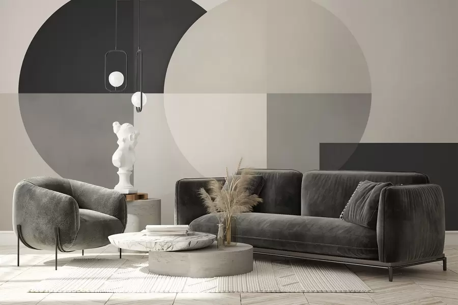 zidne murale Geometrijska apstrakcija w05779