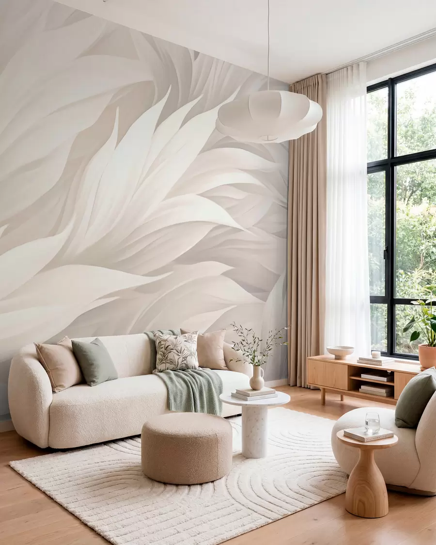 zidne murale perje w05773