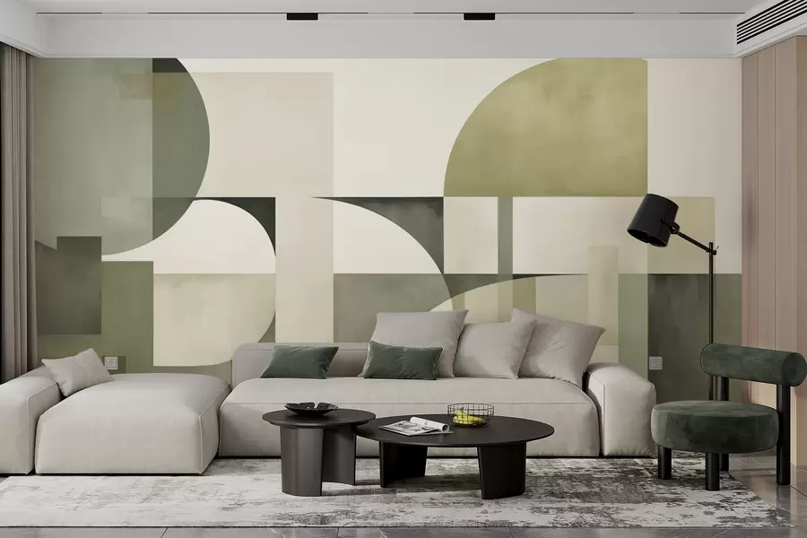 zidne murale Geometrijska apstrakcija w05782