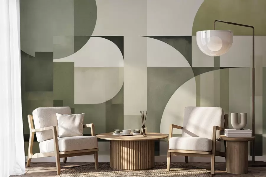 zidne murale Geometrijska apstrakcija w05782