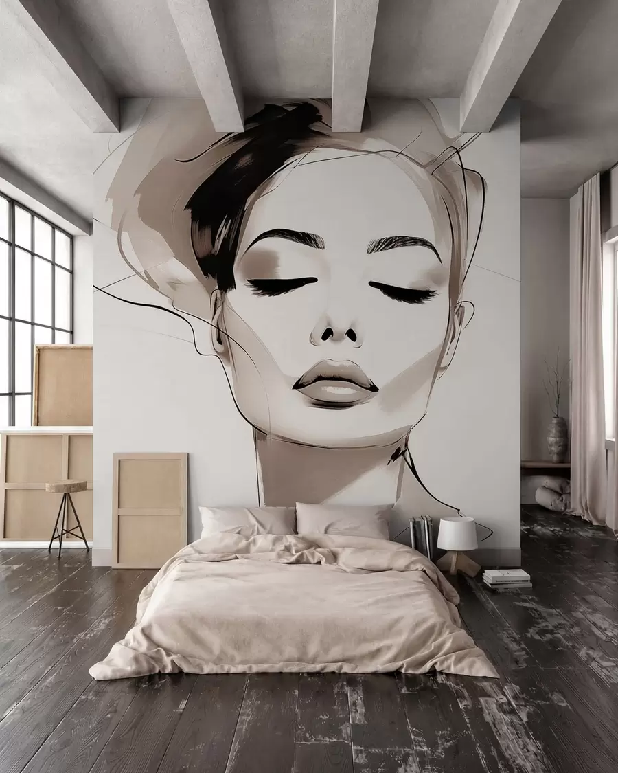 zidne murale Djevojačke odjevne kombinacije w09967