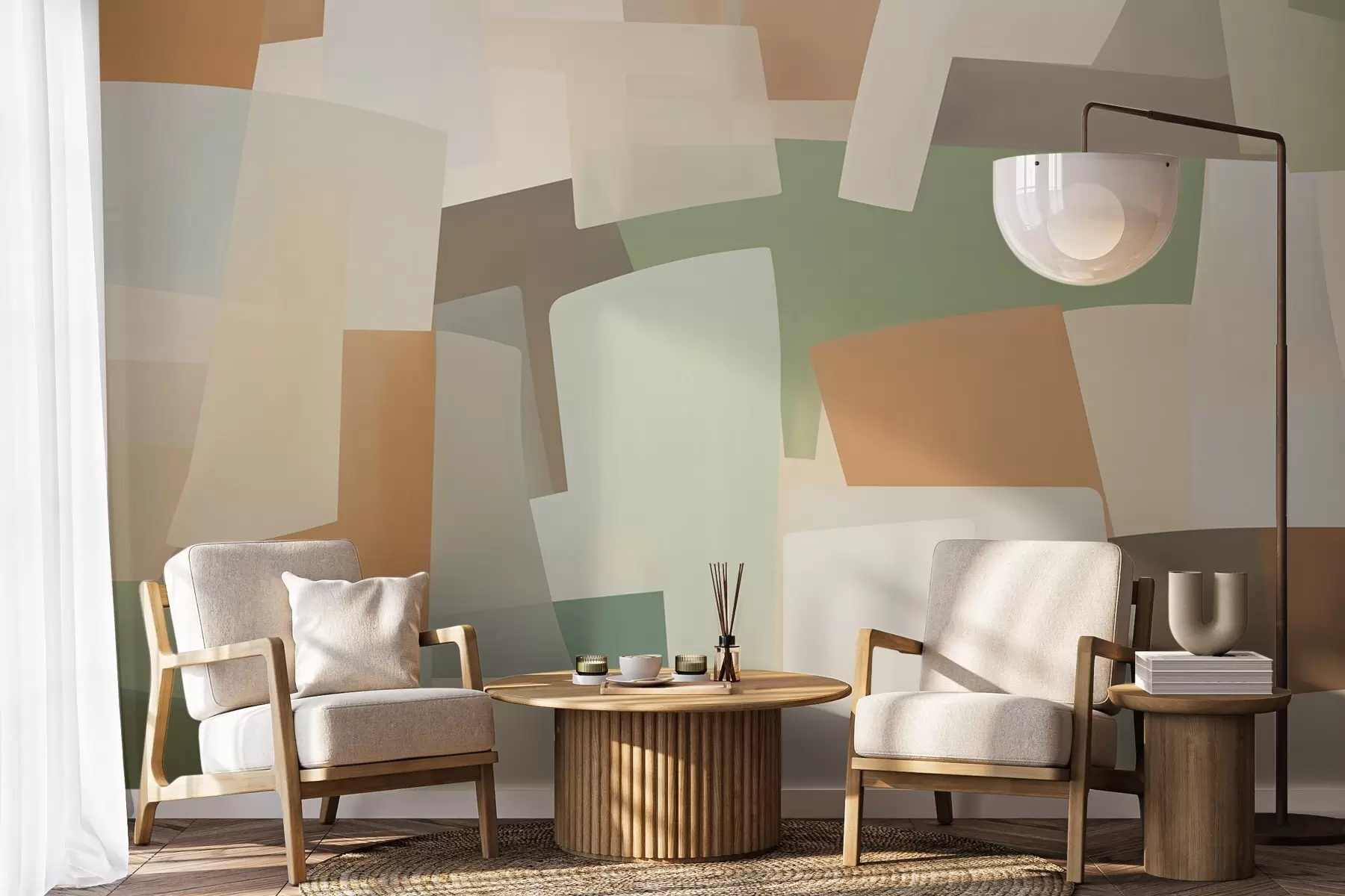 zidne murale Geometrijska apstrakcija w05783