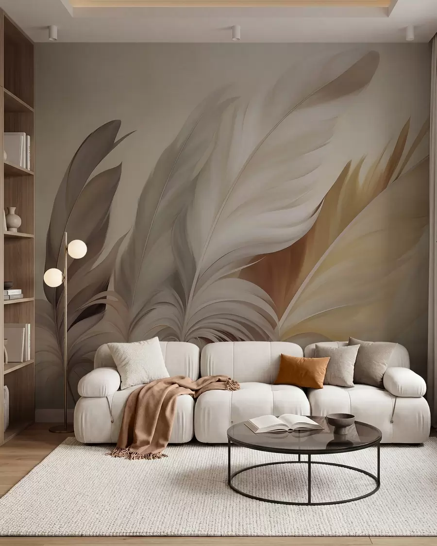 zidne murale Apstraktno perje w05789
