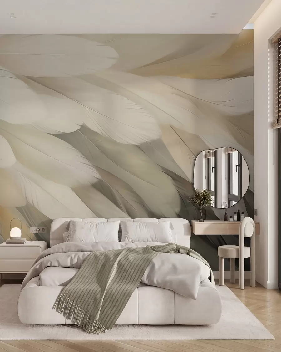 zidne murale perje w05791