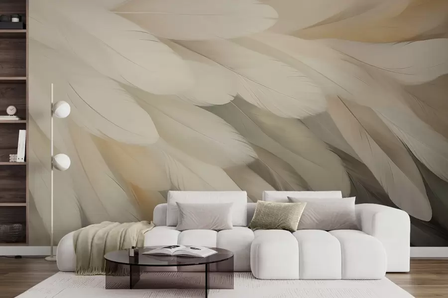 zidne murale perje w05791
