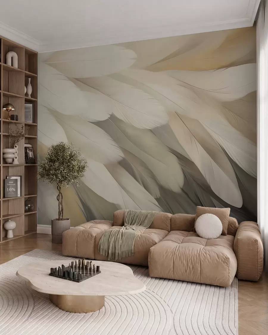zidne murale perje w05791