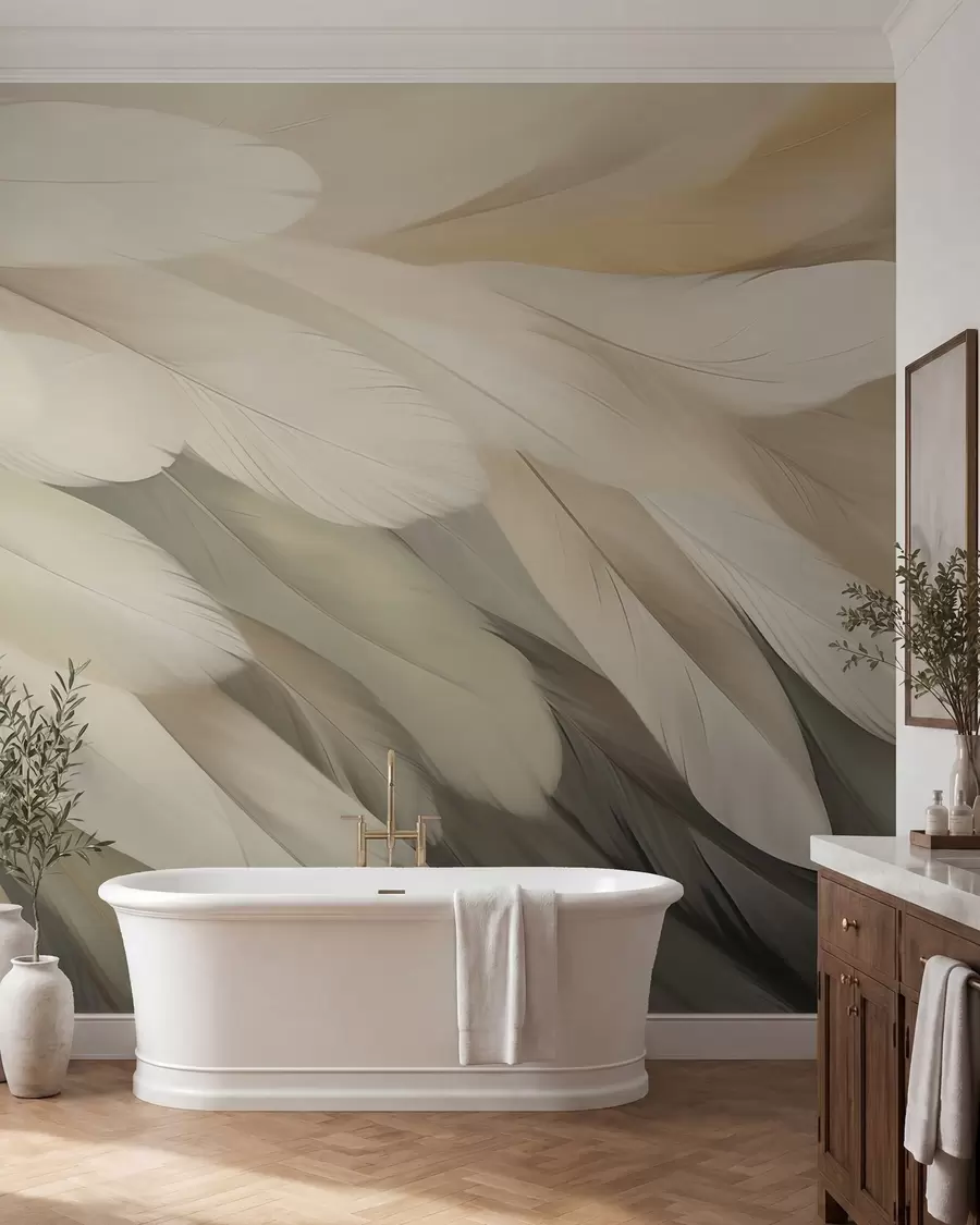 zidne murale perje w05791