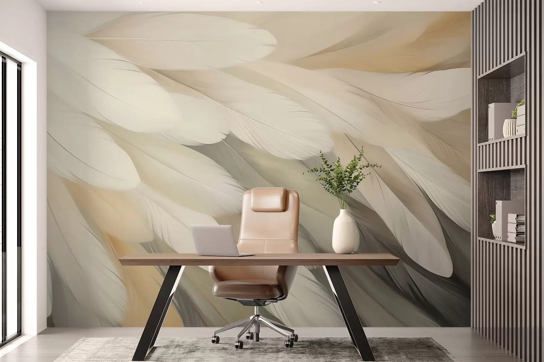 zidne murale perje w05791