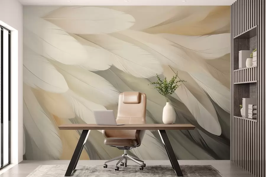 zidne murale perje w05791