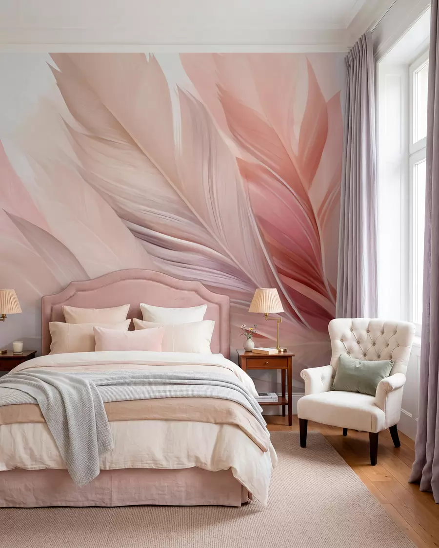 zidne murale perje w05793