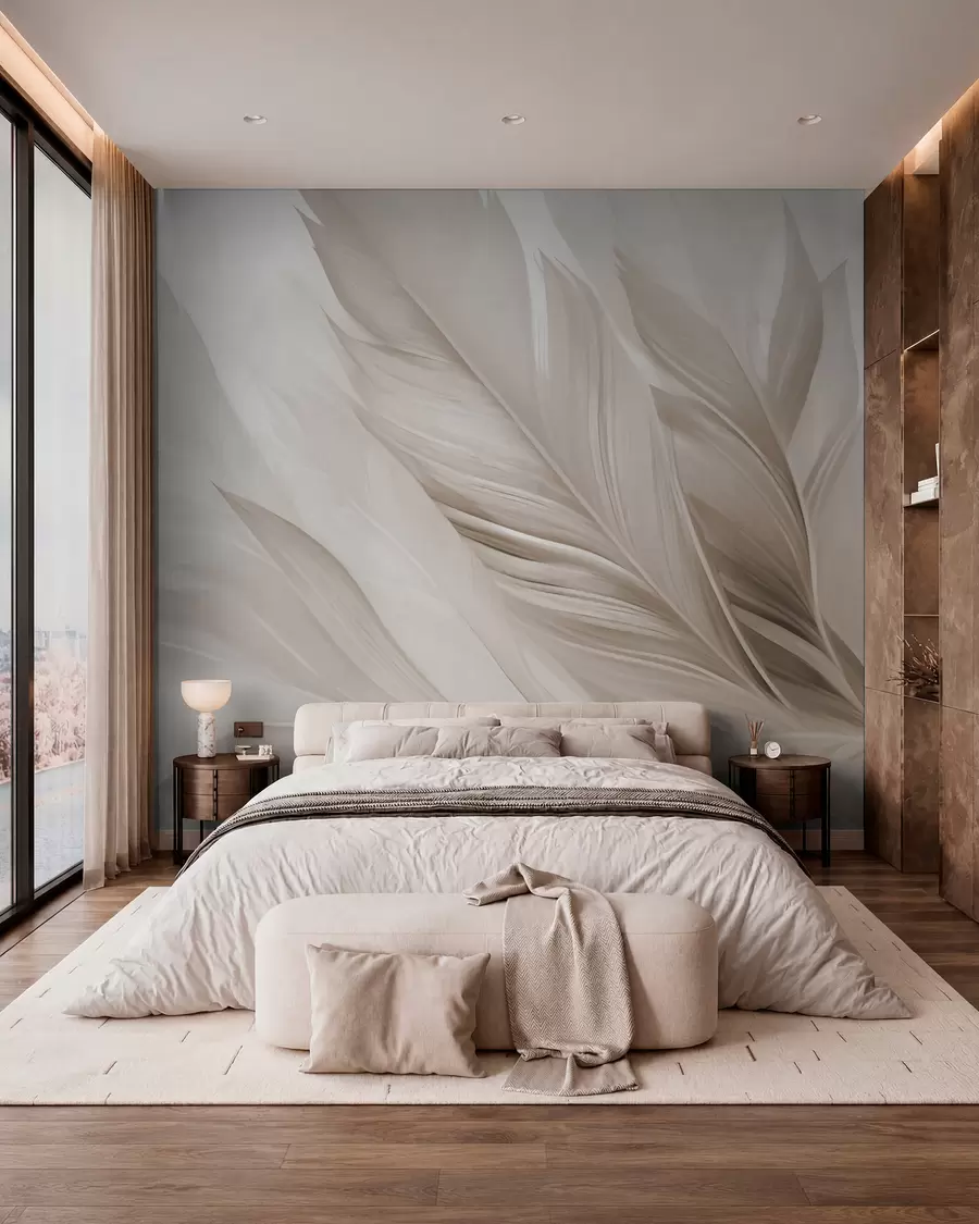 zidne murale perje w05793v1