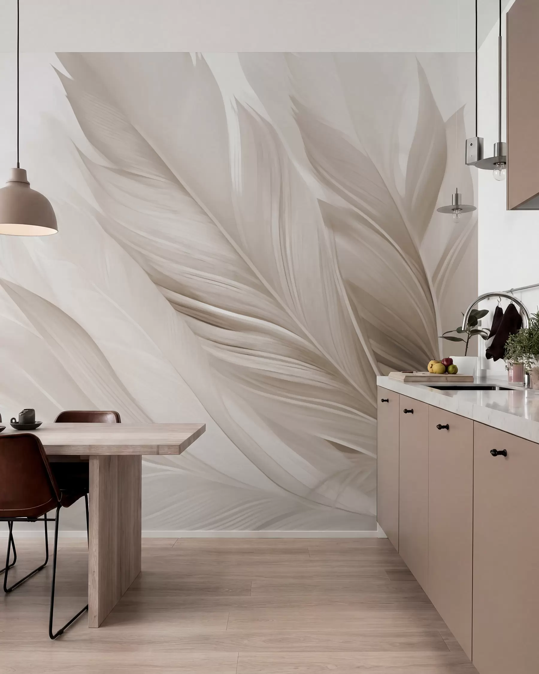 zidne murale perje w05793v1