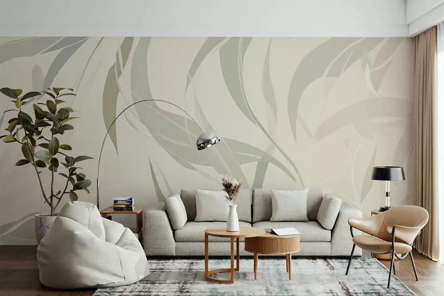 zidne murale Šiljasti listovi eukaliptusa w05799
