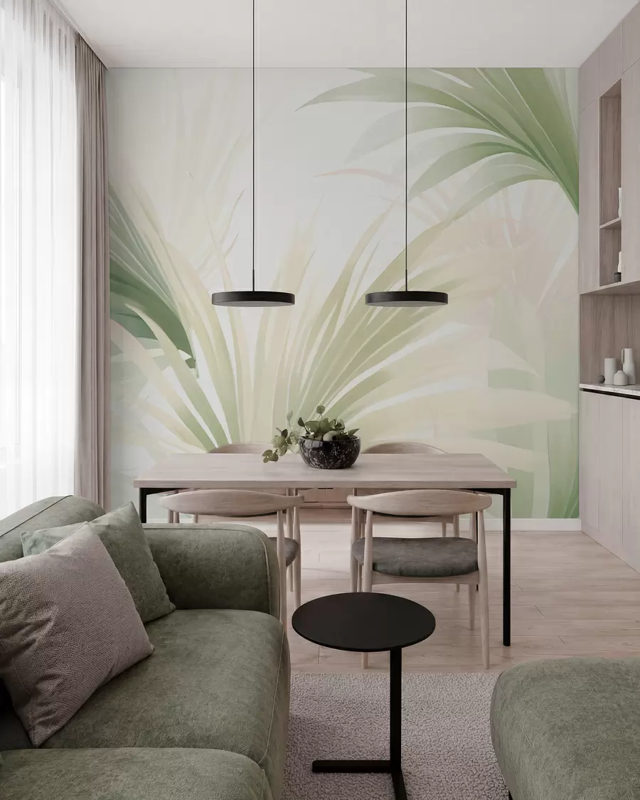 zidne murale Palmino lišće w05801