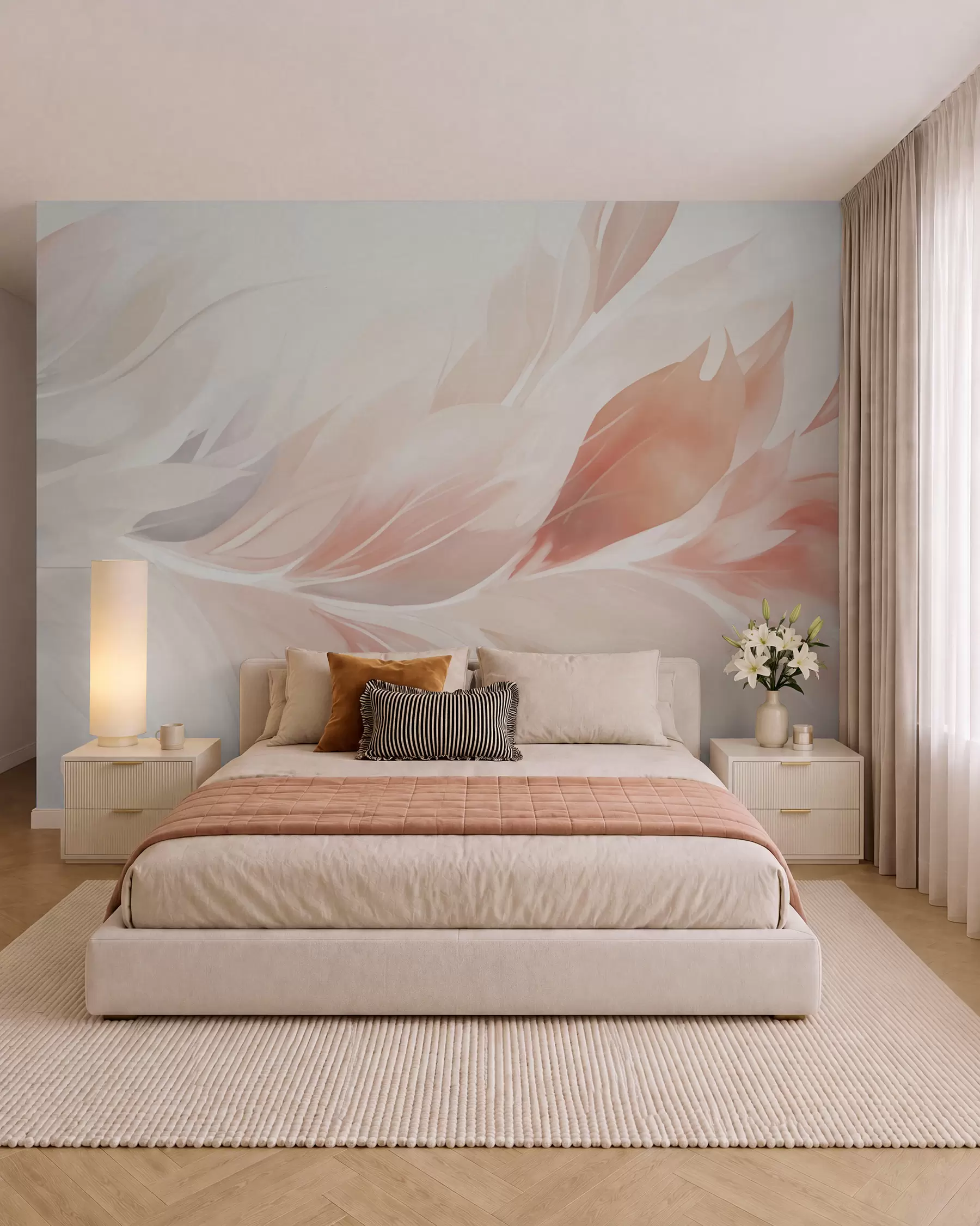 zidne murale perje w05763