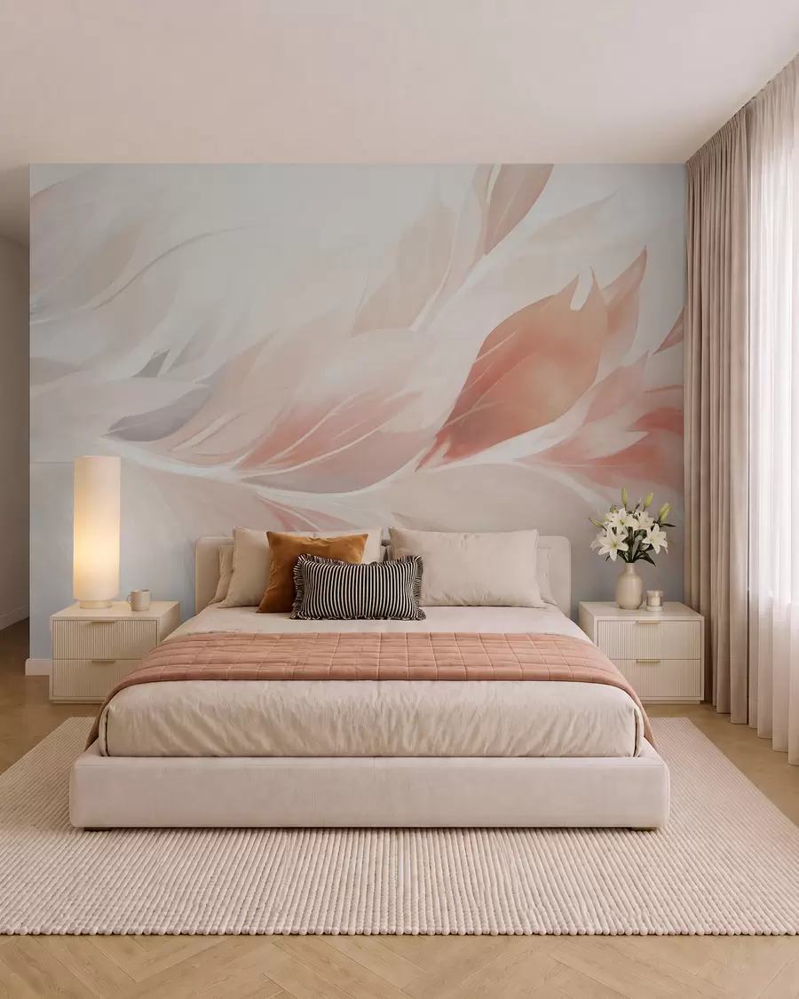 zidne murale perje w05763