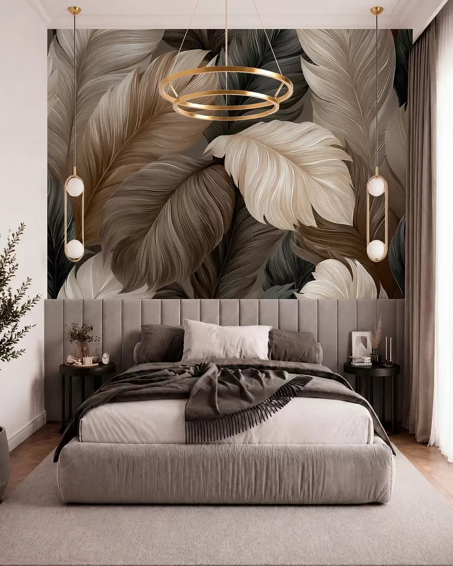 zidne murale perje w05767