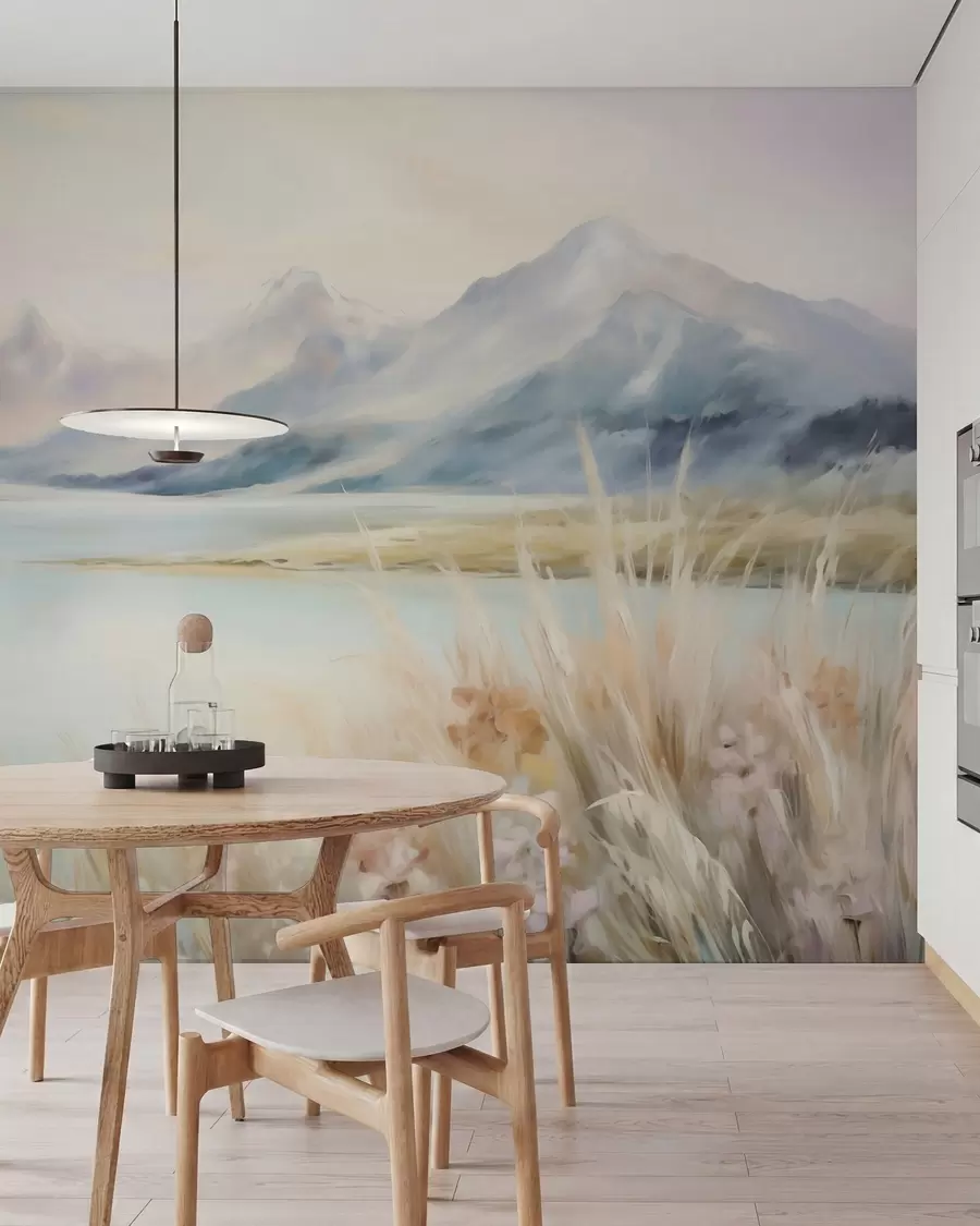 zidne murale Jezero i planine w05824