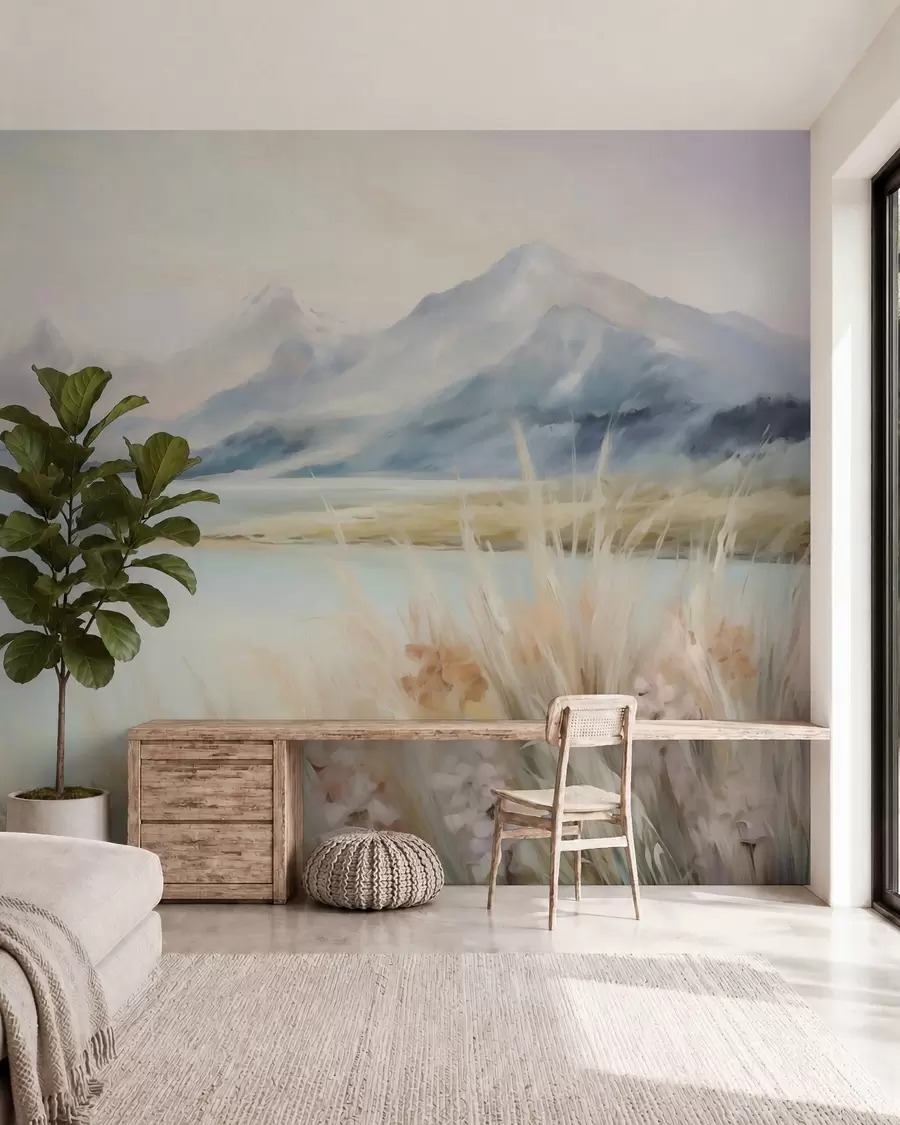 zidne murale Jezero i planine w05824
