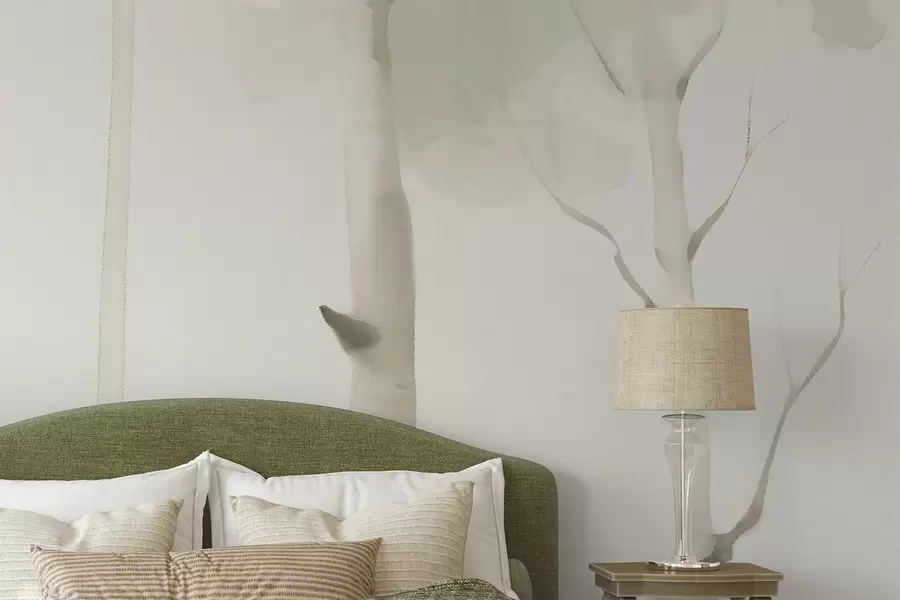 zidne murale Stabla breze w05676