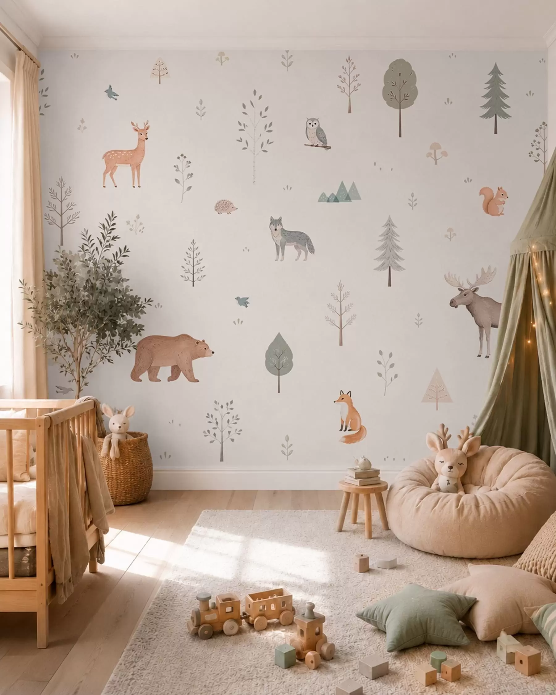 zidne murale Šumske minijature w05864