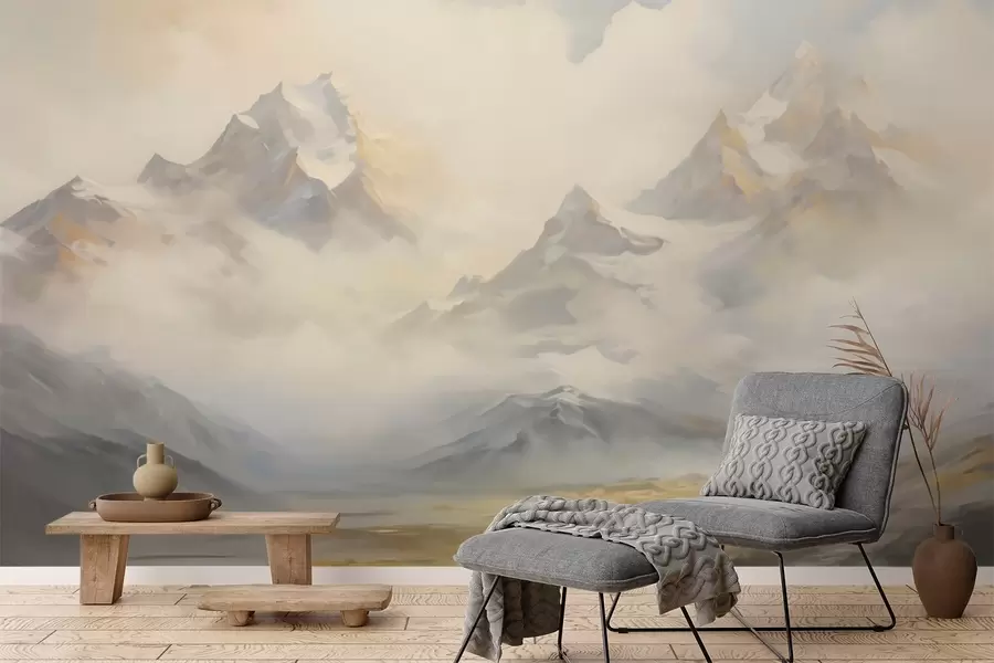 zidne murale Imitacija planinskog pejzaža slike w05873