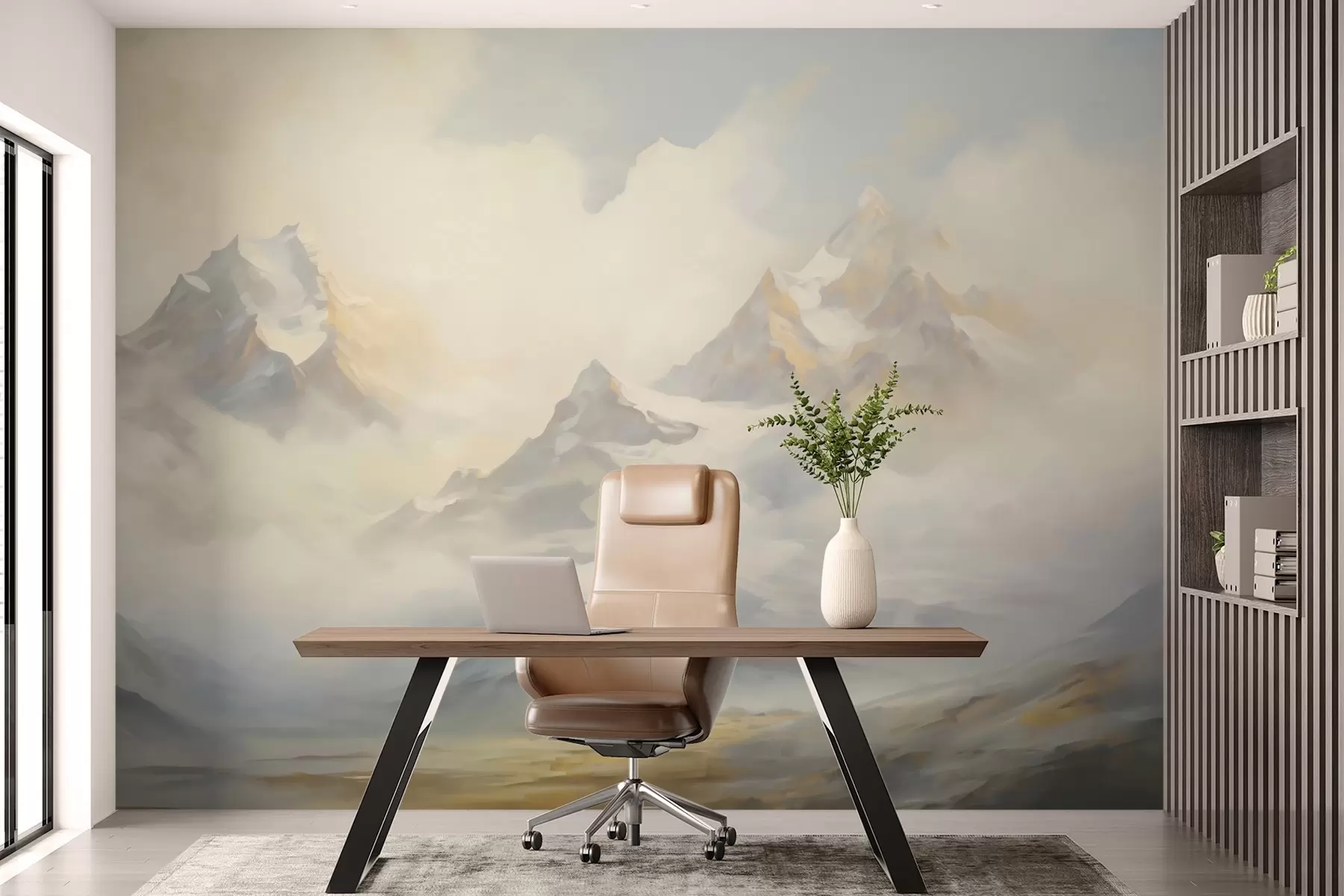 zidne murale Imitacija planinskog pejzaža slike w05873