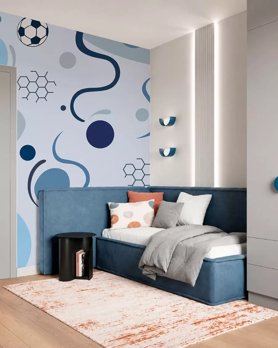 zidne murale Nogometni ritam w05142