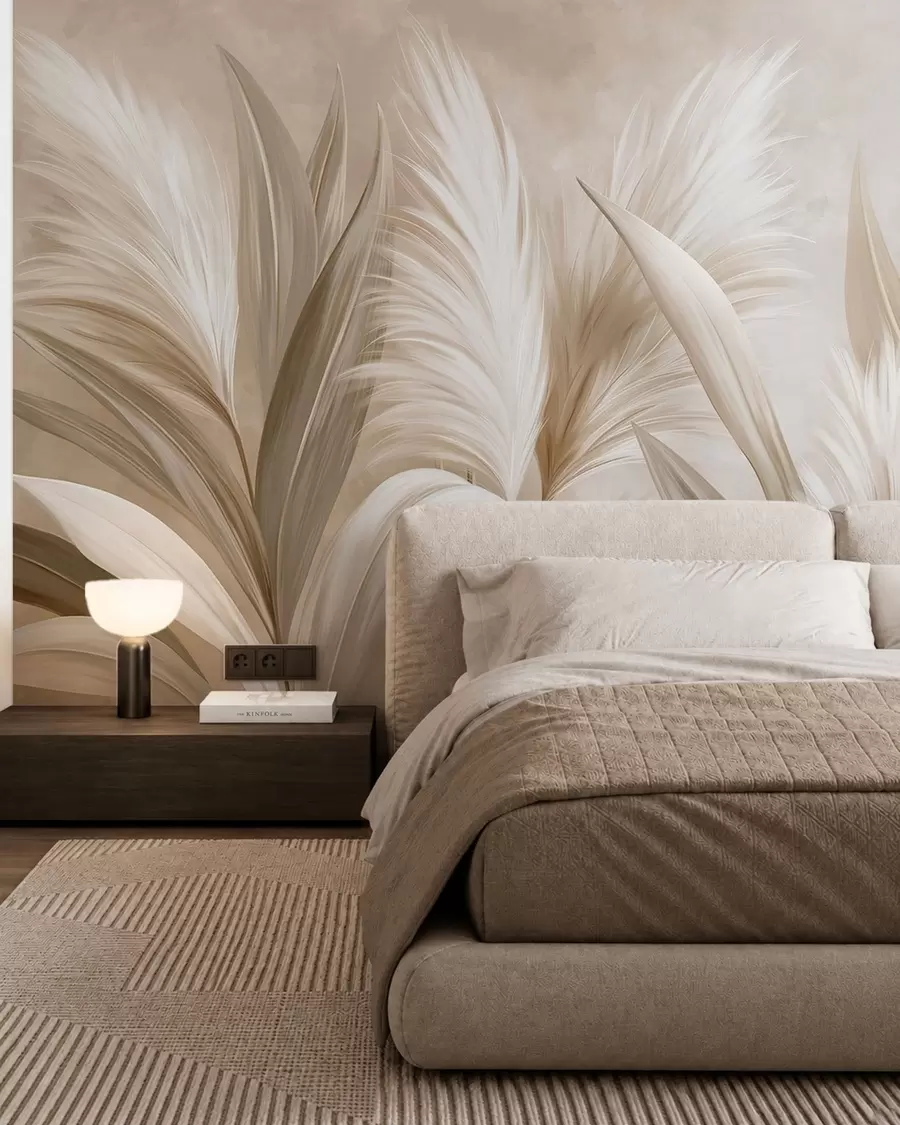 zidne murale Pernati oblici w05863