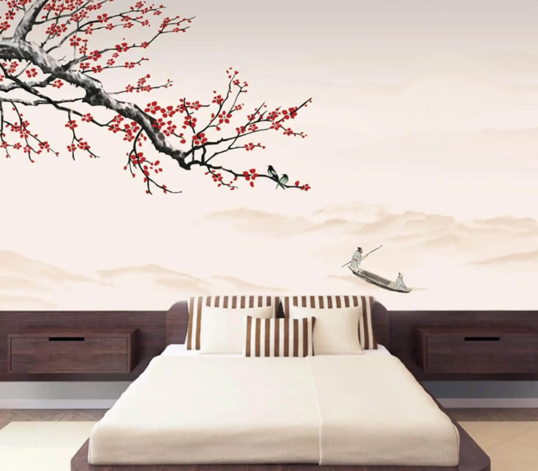 zidne murale Vertebrate, sky e boat u40186