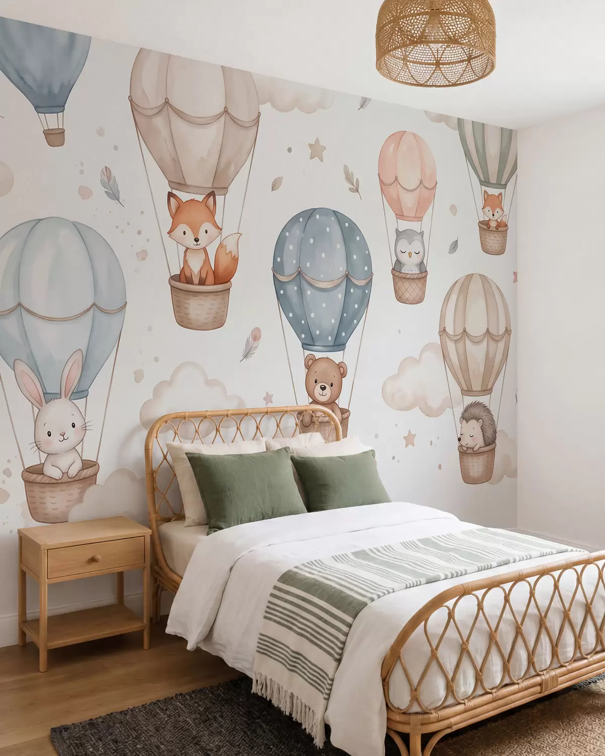 zidne murale Prijatelji u balonima w10001