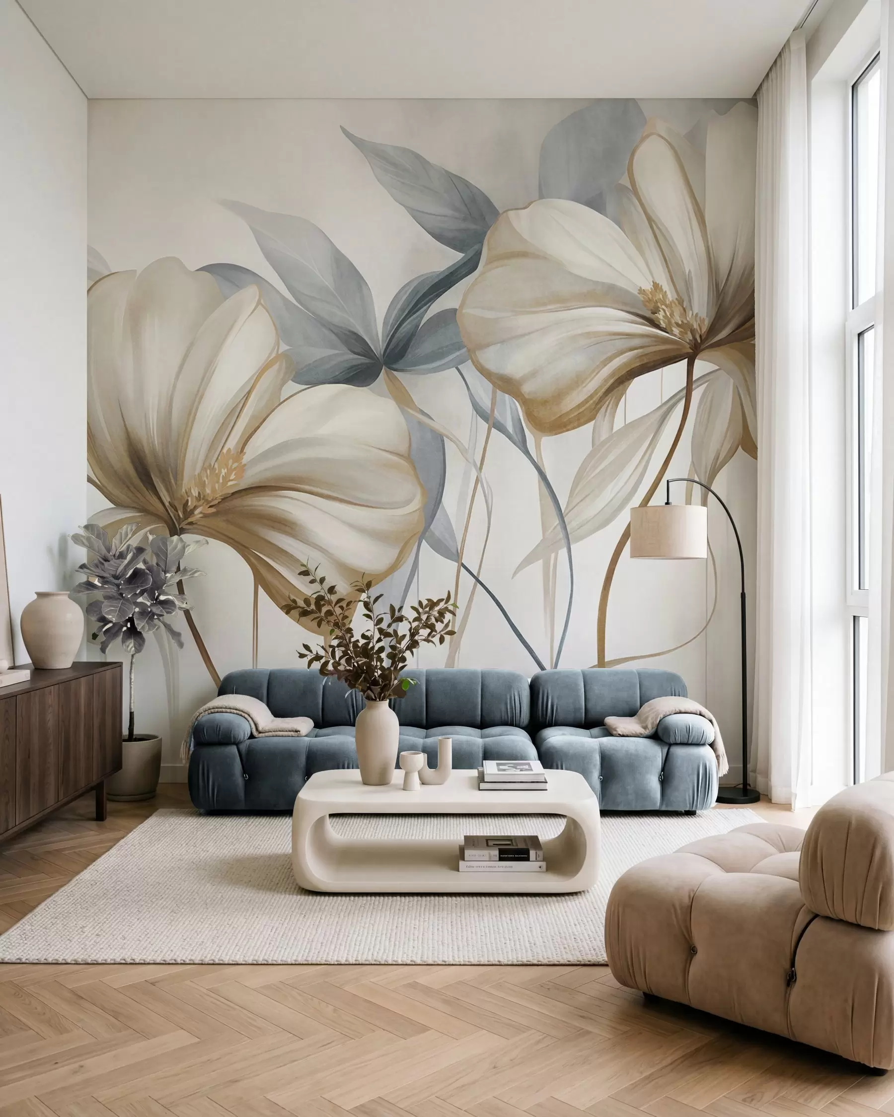 zidne murale Latice i sjene w10058