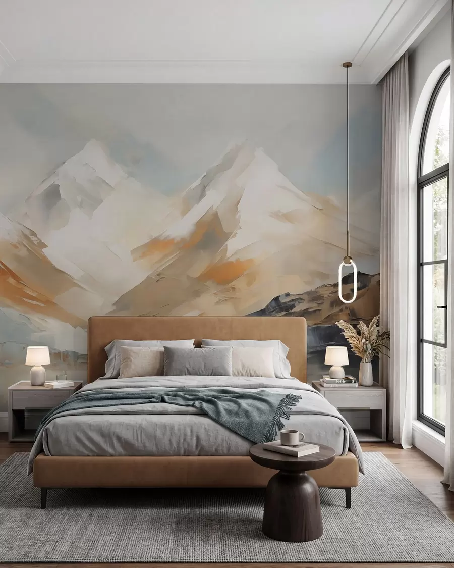 zidne murale Planine, imitacija slikanja w05904