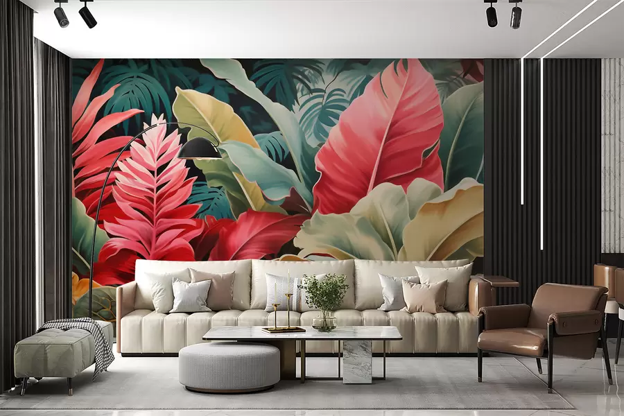 zidne murale Palmino lišće w05936