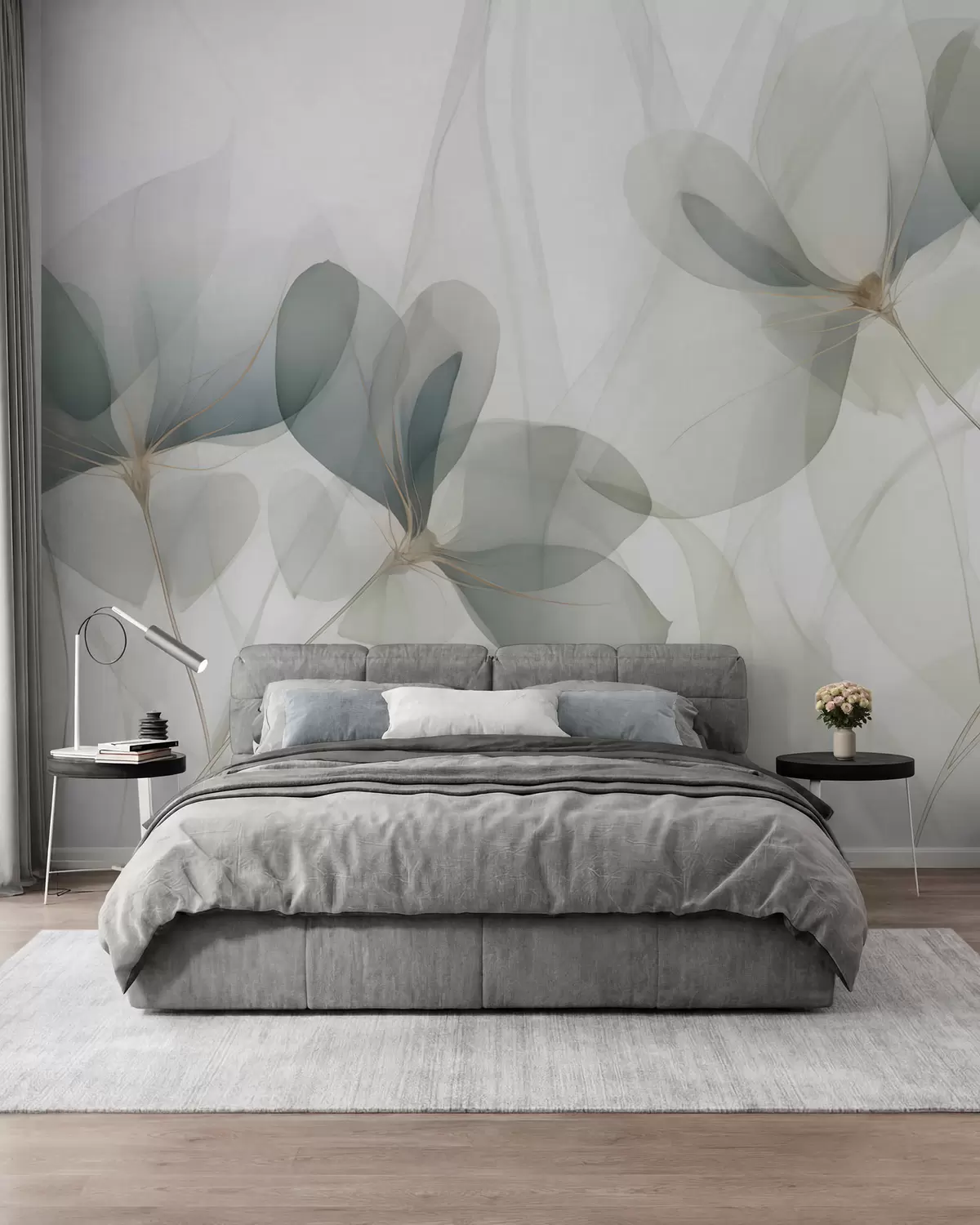 zidne murale Latice u boji kadulje w05952
