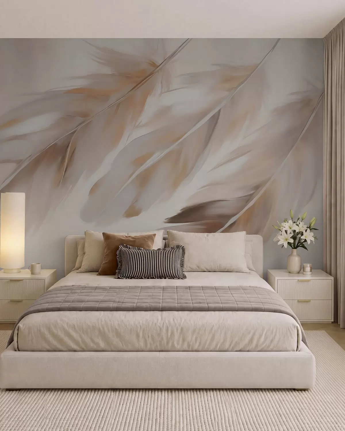 zidne murale Apstraktno perje w05991