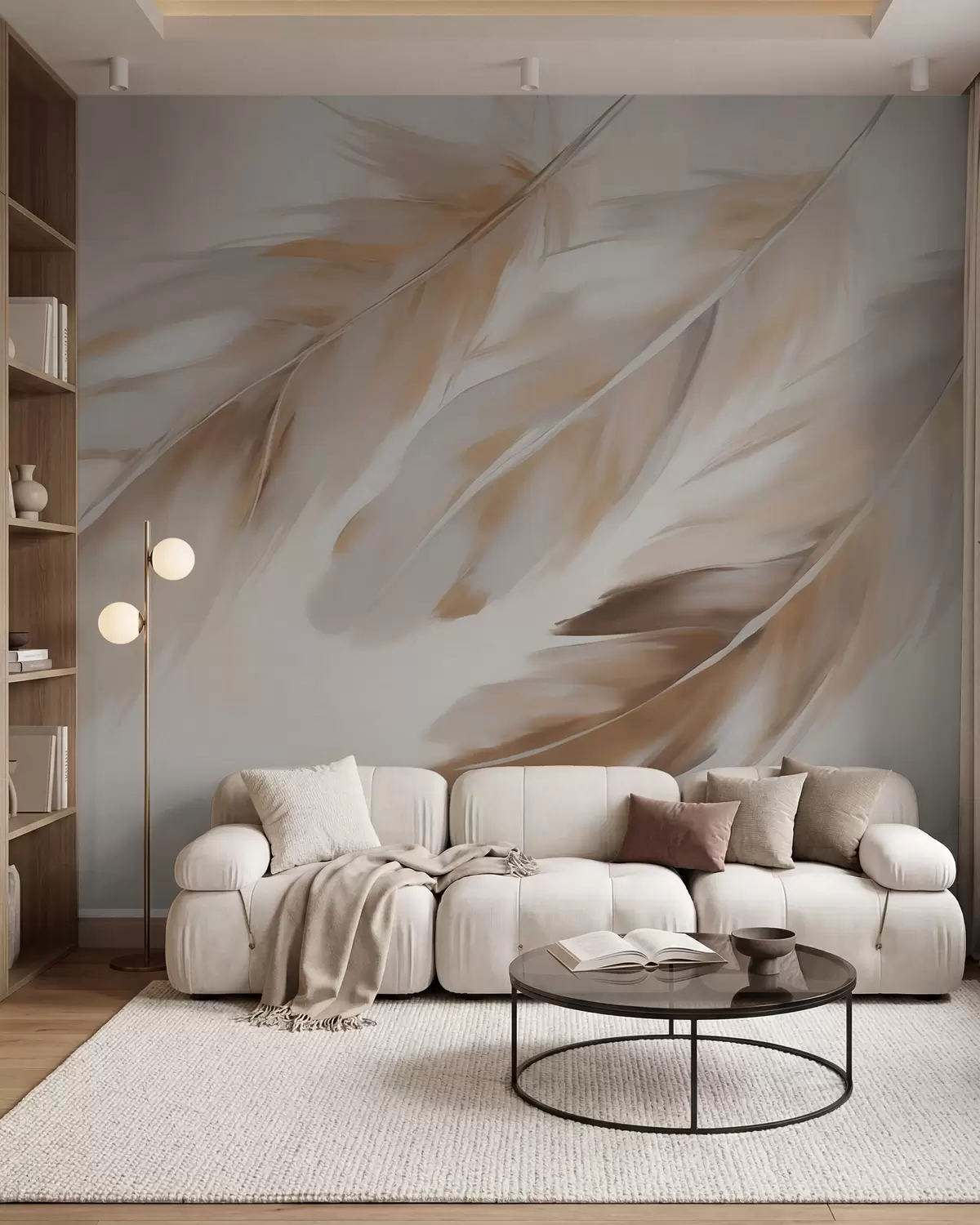 zidne murale Apstraktno perje w05991
