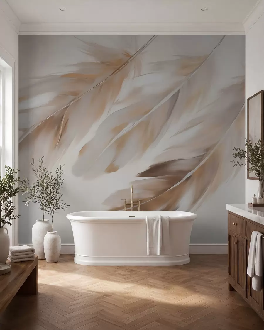 zidne murale Apstraktno perje w05991