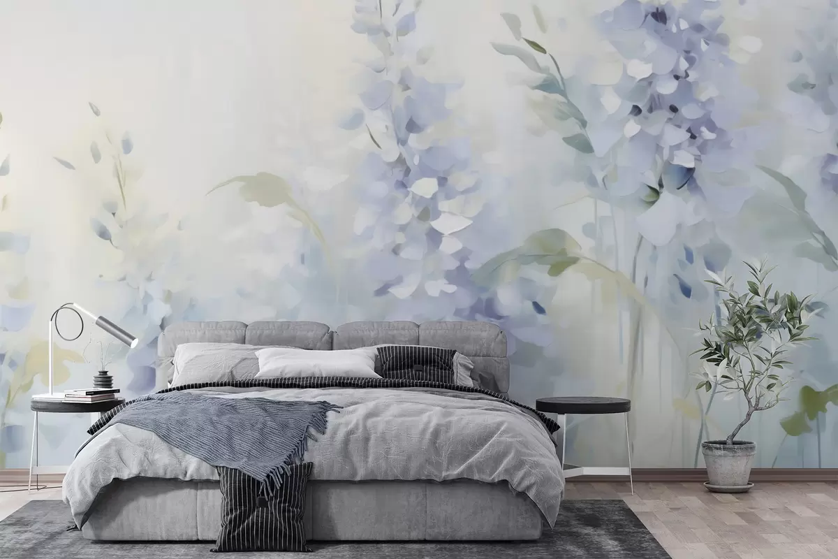 zidne murale Apstraktno cvijeće w05995