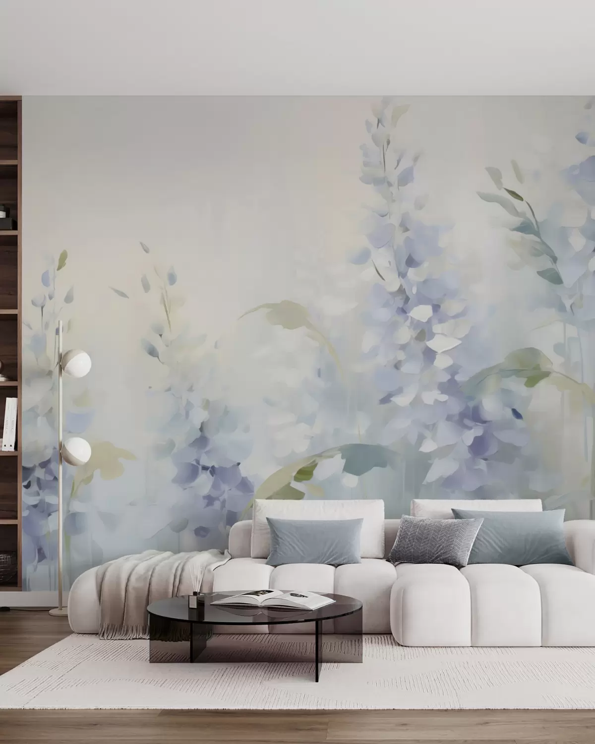 zidne murale Apstraktno cvijeće w05995