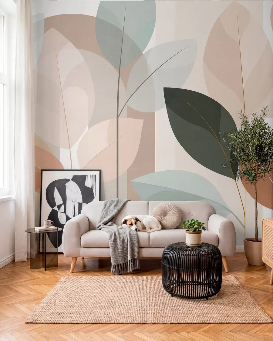 zidne murale Toplina u svakom listu w05986