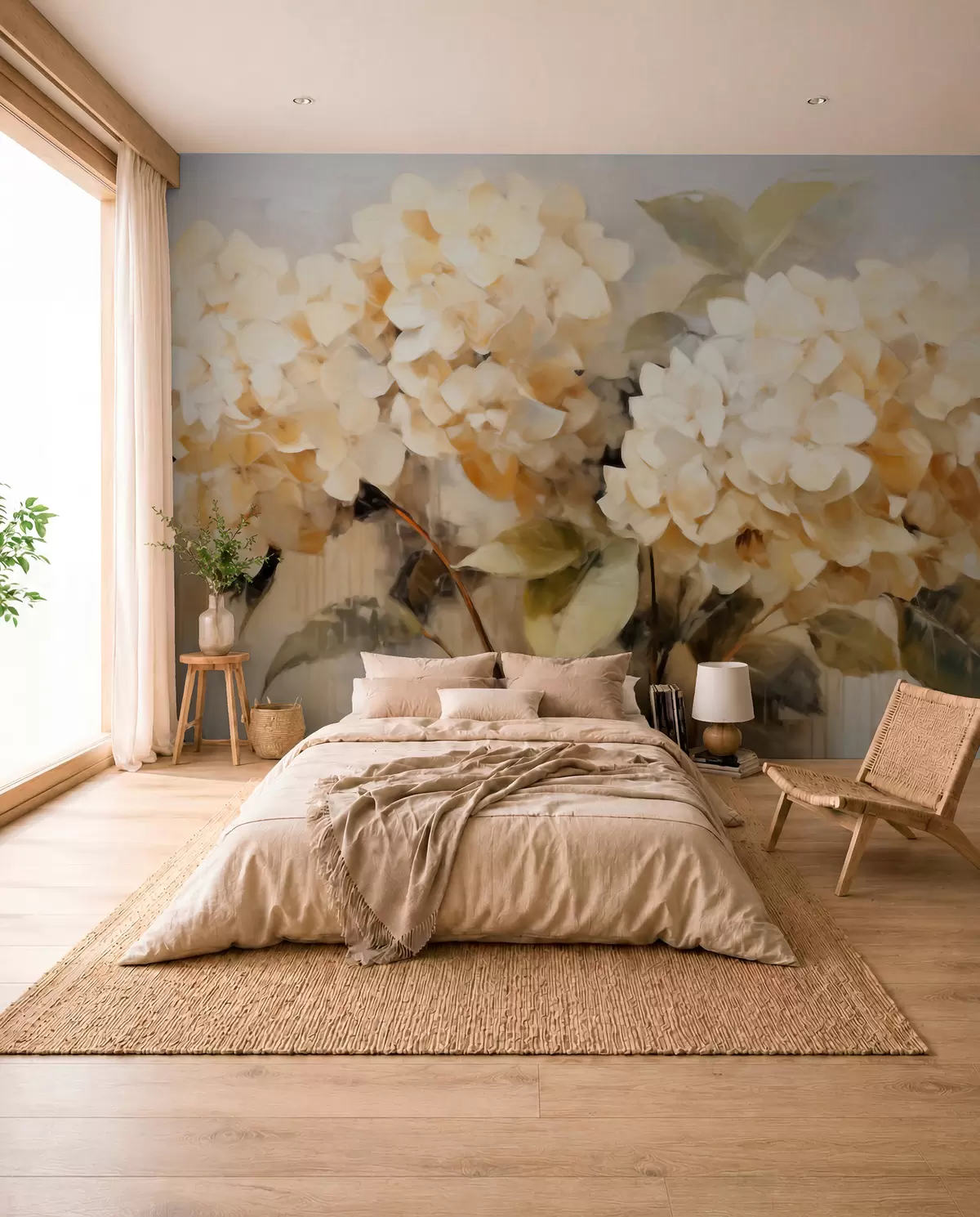 zidne murale Hortenzije w06003