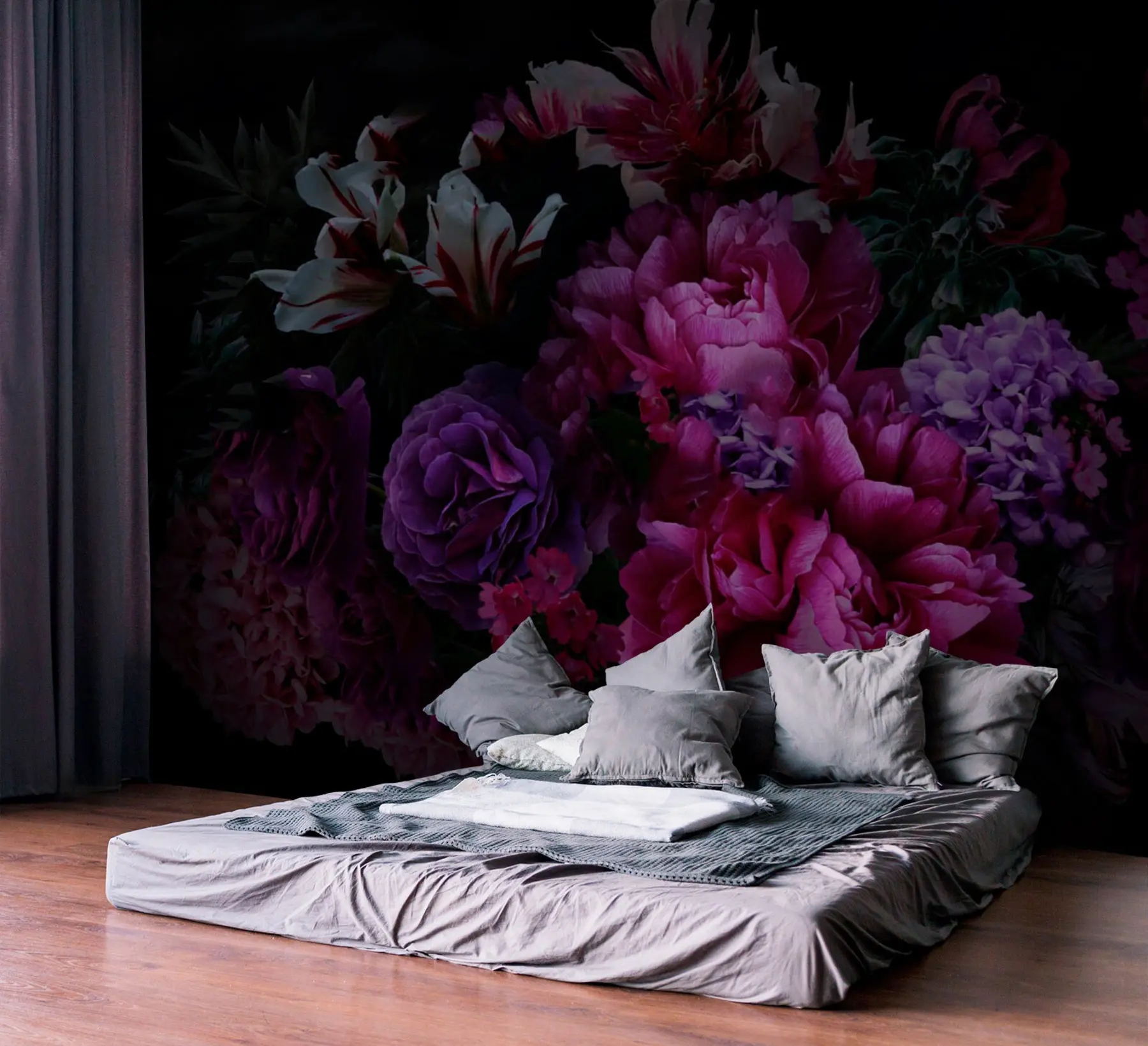 zidne murale Buket veličanstvenih božura u72224