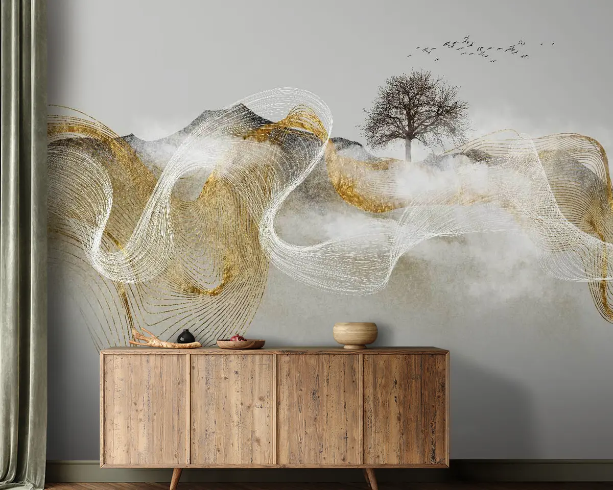 zidne murale Gesta, umjetnički font u16828