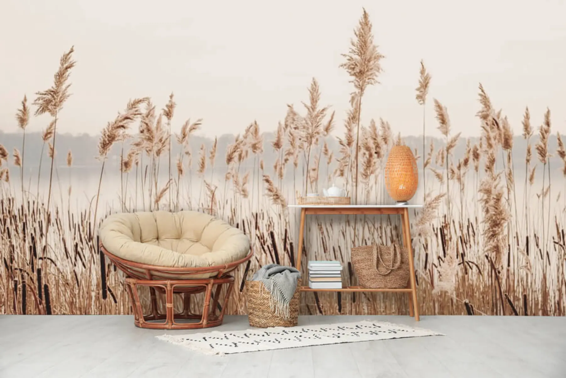 zidne murale Trska i mačji rep u44598